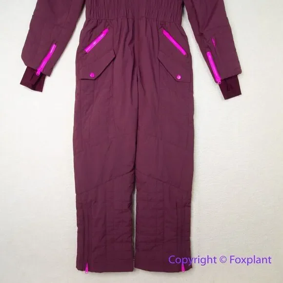 New! Free People Movement All Prepped Ski Suit in oxblood, size XL - Picture 5 of 16